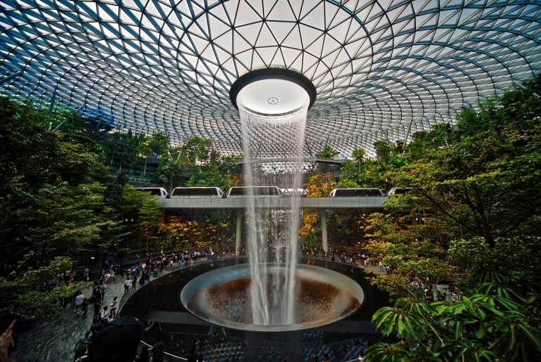 Klejnot Singapuru – Jewel Changi Airport Lotnisko Jewel Singapur