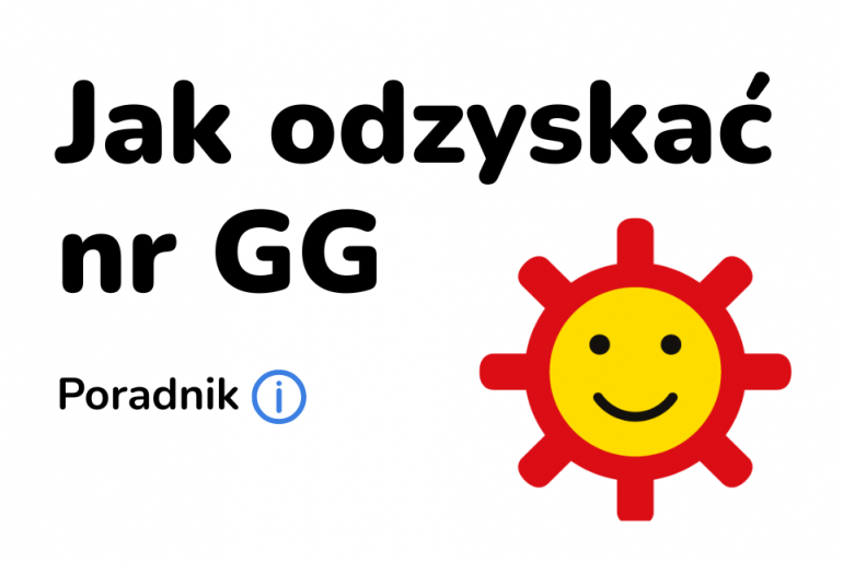 Jak mogę odzyskać swój nr GG?
