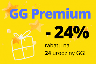 Świętujemy 24. urodziny GG – aż 24% rabatu na GG Premium