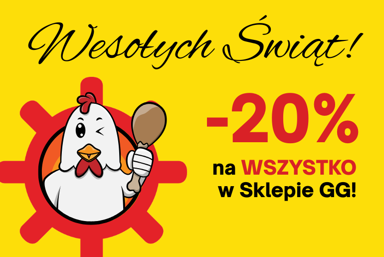Aż 20% rabatu na święta w Sklepie GG