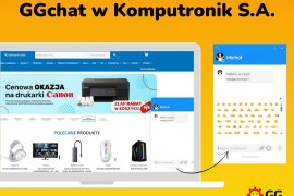 Wdrożyliśmy GG z chatem AI dla Komputronik S.A.
