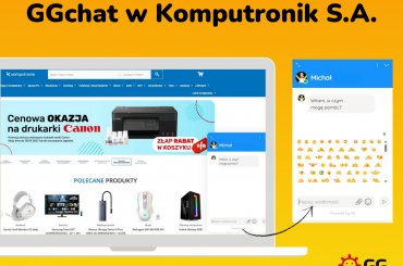 Wdrożyliśmy GG z chatem AI dla Komputronik S.A.